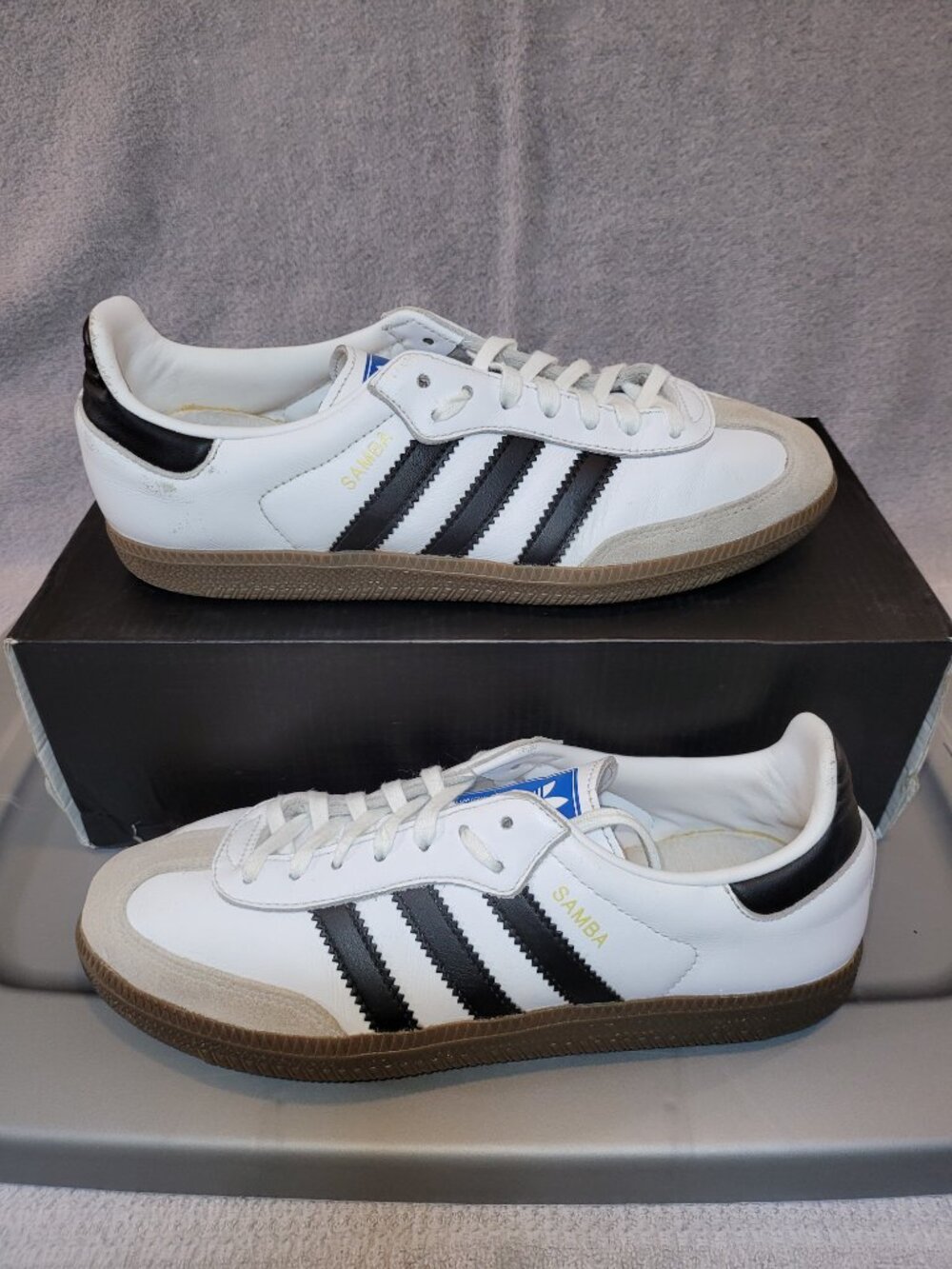 Adidas Samba OG Black/White/Brown Gum IE3675 Sneakers Originals (#2601)